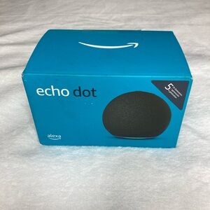 New- Amazon Echo Dot Smart Speaker 5th Gen (newest model)